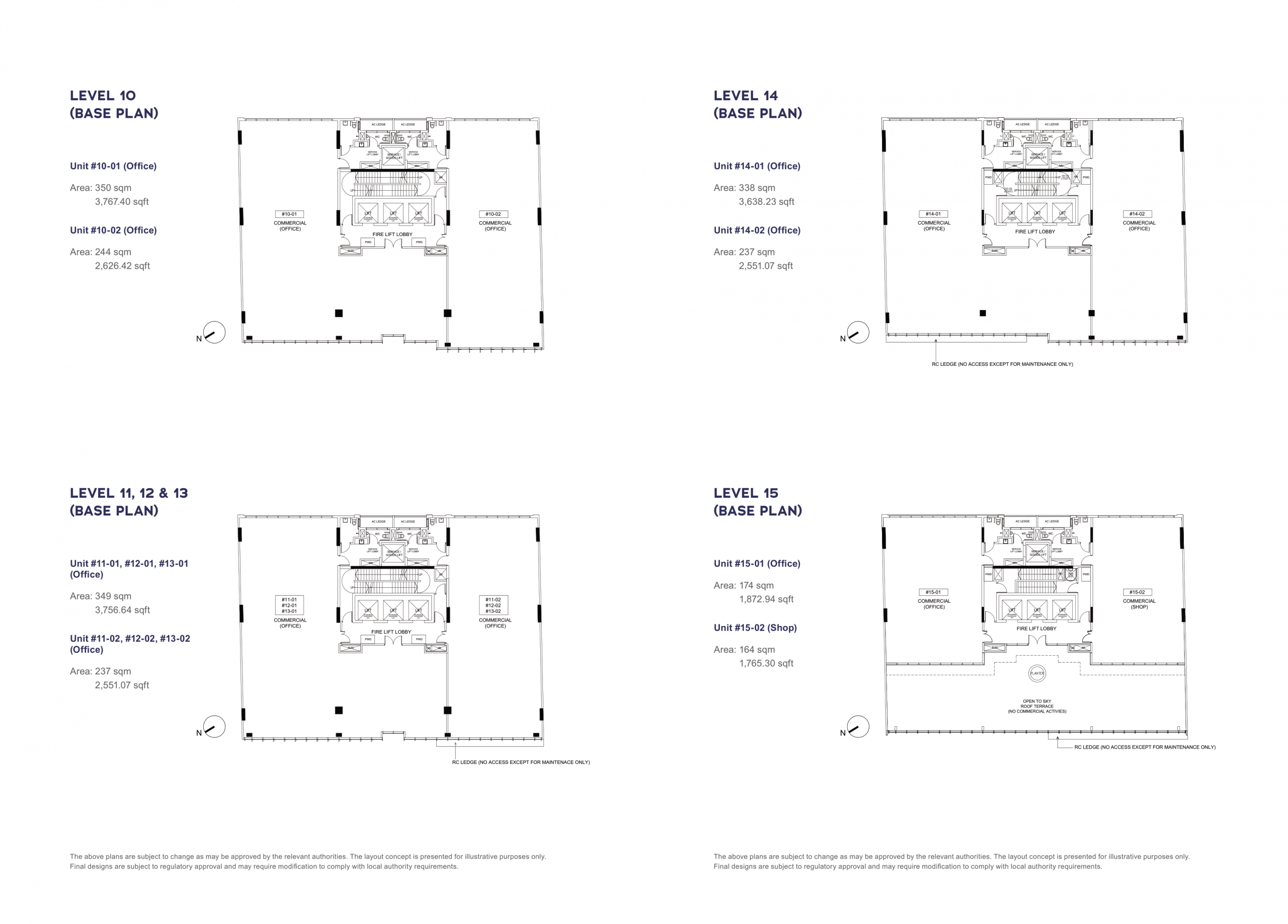 Cecil Place Level 10,11,12,13,14,15 floorplan