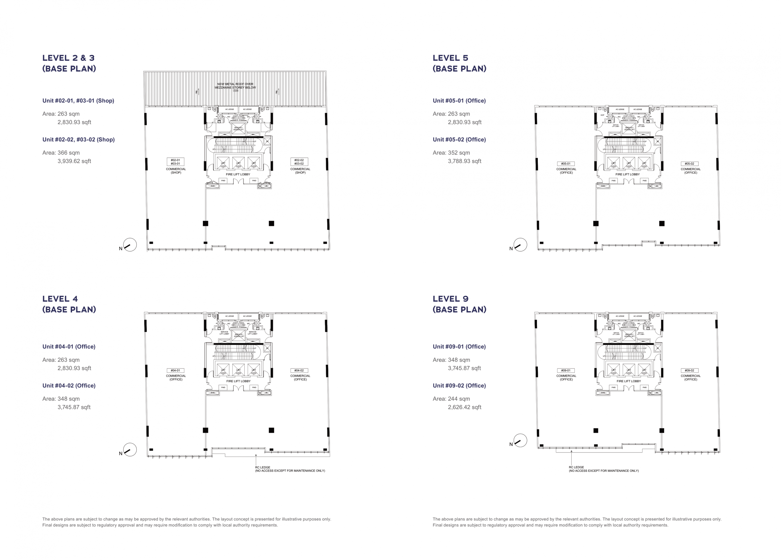 Cecil Place Level 2,3,4,5,9 floorplan